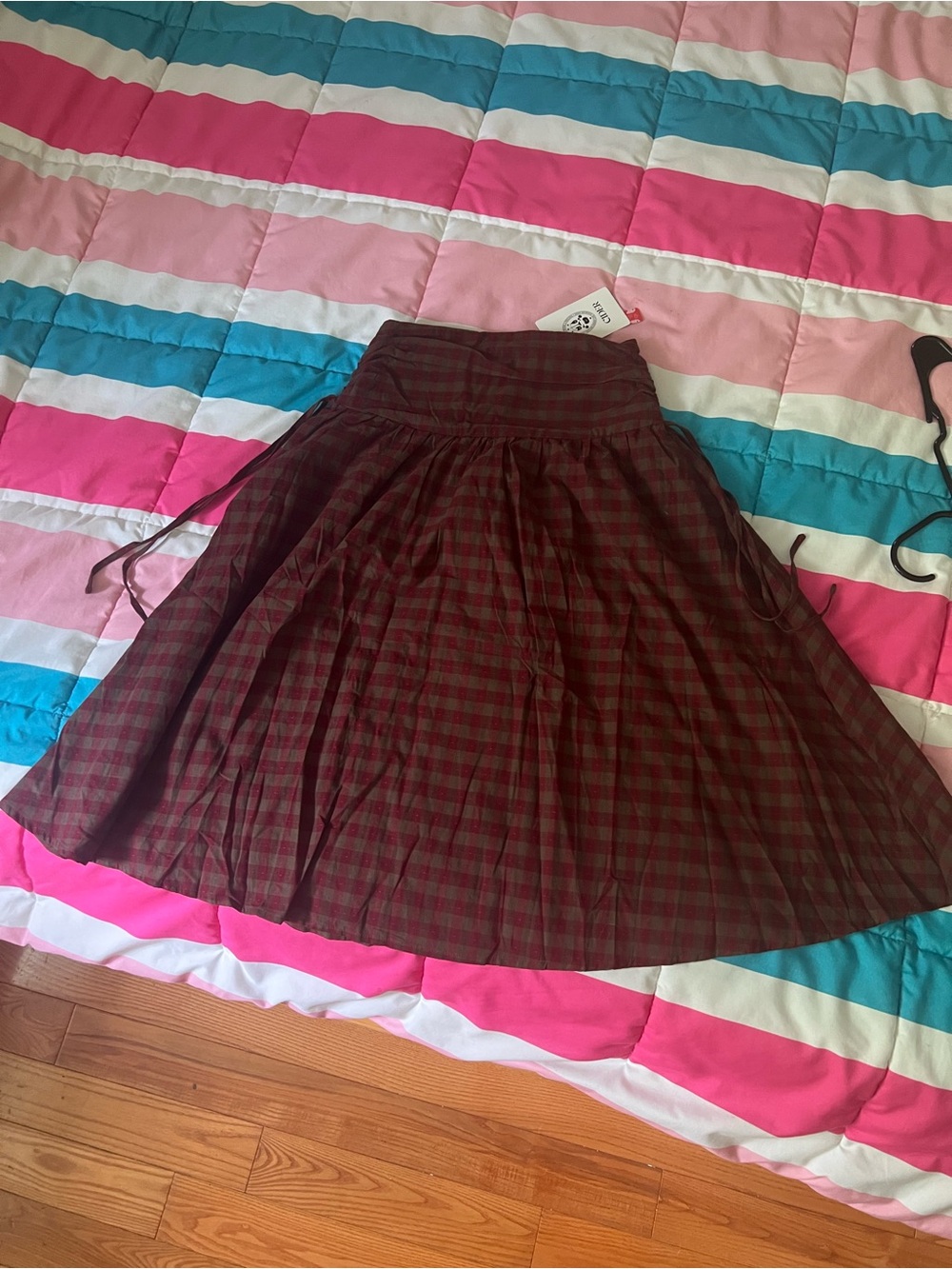 Cider Plaid Skirt